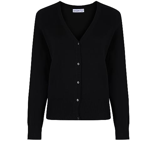 Trutex Mädchen Strickjacke, Schwarz, 146 (Herstellergröße: XX-Small) von Trutex