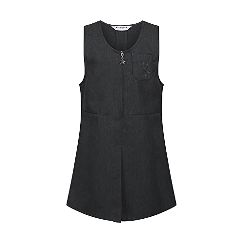 Trutex Traditionelles plissiertes Schulschürzenkleid für Mädchen (3 12 Jahre), Schulkleider für Mädchen mit Frontreißverschluss, Mädchen Schürzenkleid Schuluniform Echte Schuluniform von Trutex