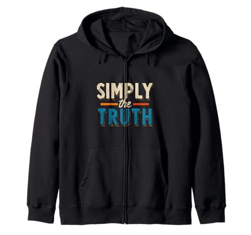 Lustige Rede Simply The Truth für Erwachsene und Kinder Kapuzenjacke von Truth Outfit