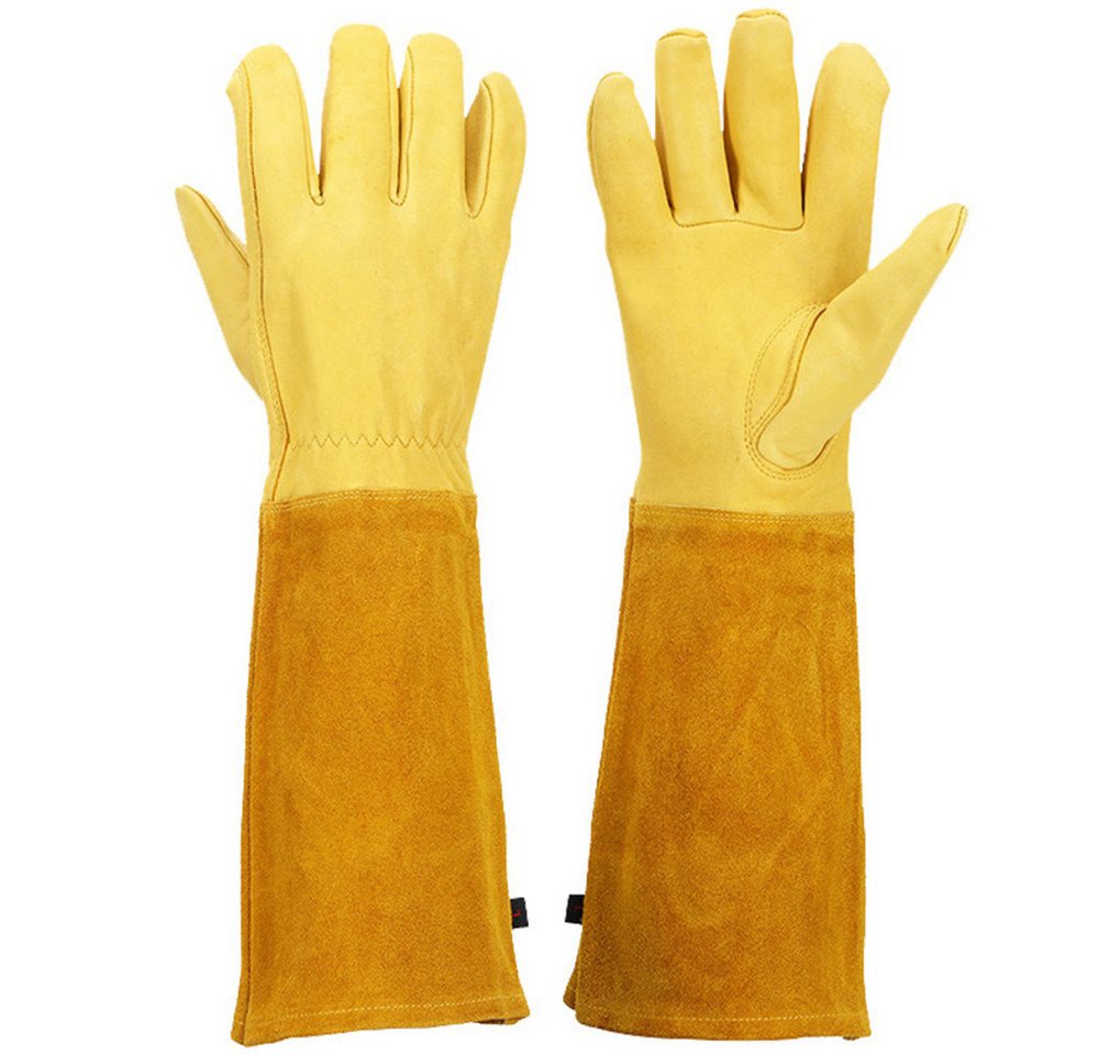 Truyuety Fäustlinge Gartenhandschuhe für Damen und Herren atmungsaktive Rosen-Handschuhe von Truyuety