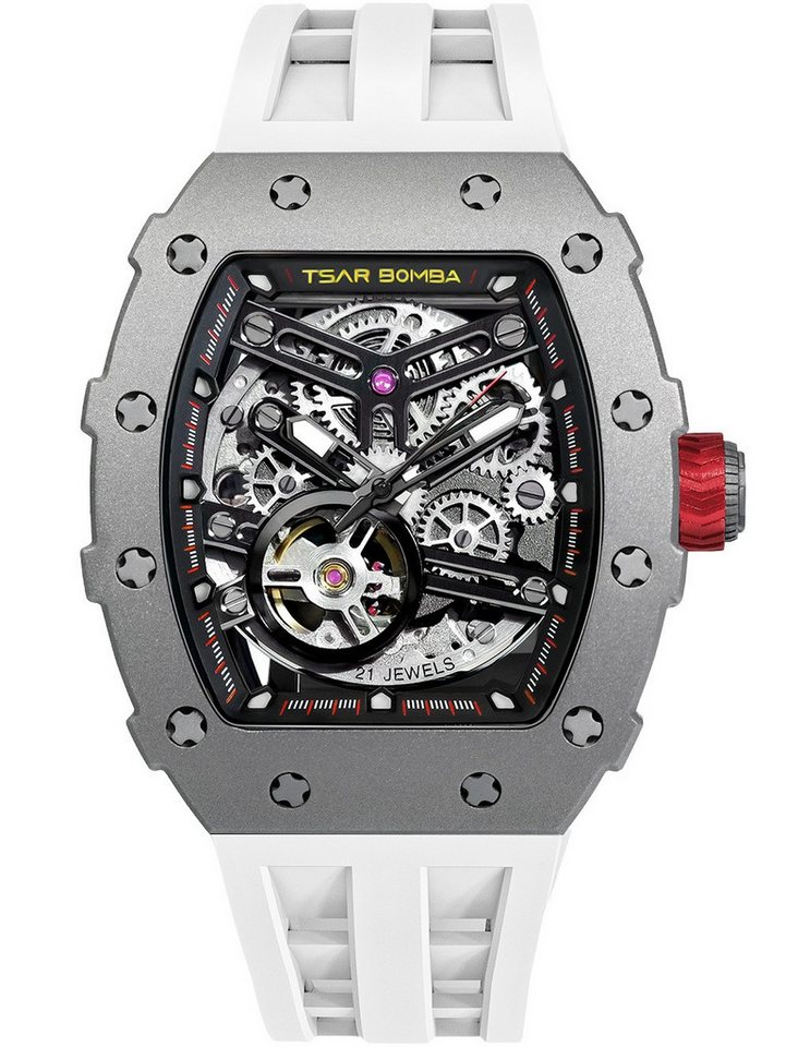 Tsar Bomba Automatikuhr Tsar Bomba TB8208T-02 Herrenuhr Elementar Titan Automatik 44mm 5ATM Tsar Bomba TB8208T-02 Herrenuhr Elementar Titan Automatik 44mm 5ATM von Tsar Bomba