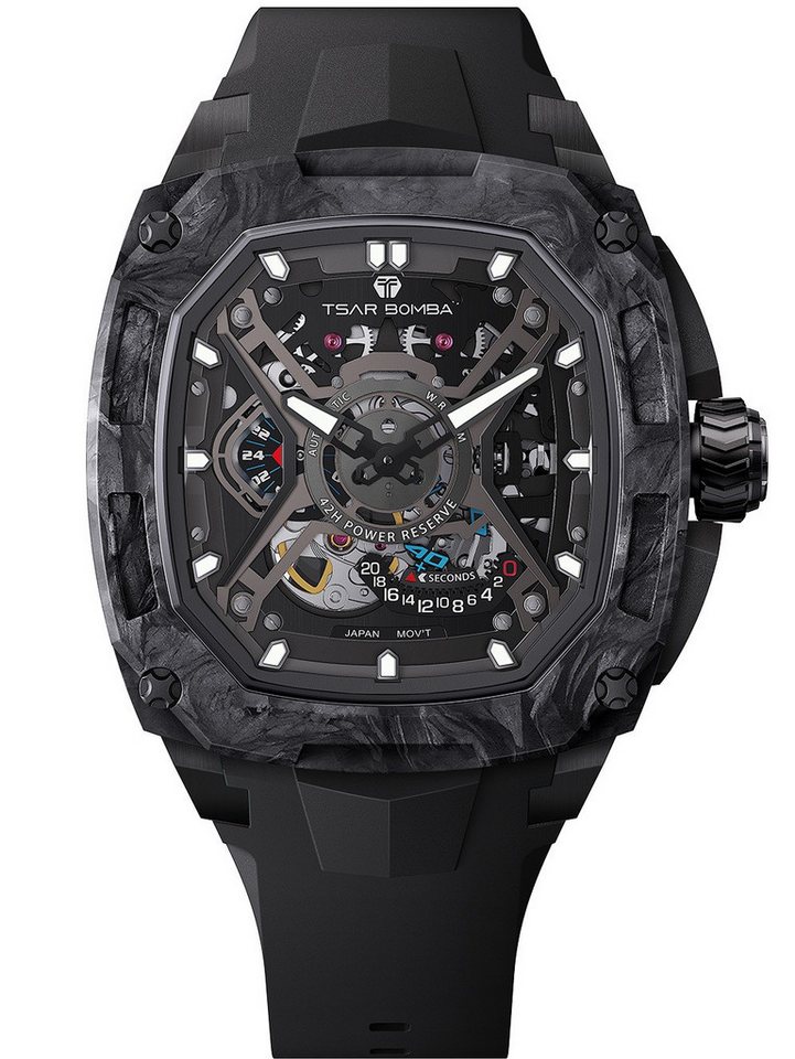 Tsar Bomba Automatikuhr Tsar Bomba TB8605A-04 Herrenuhr Dark Matter Automatik 46mm 5ATM Tsar Bomba TB8605A-04 Herrenuhr Dark Matter Automatik 46mm 5ATM von Tsar Bomba