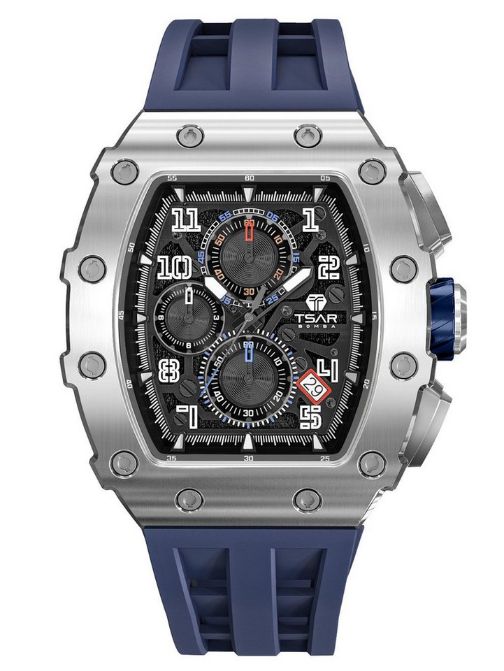 Tsar Bomba Quarzuhr Tsar Bomba TB8204Q-14 Herrenuhr Elementar Chronograph 44mm 5ATM Tsar Bomba TB8204Q-14 Herrenuhr Elementar Chronograph 44mm 5ATM von Tsar Bomba