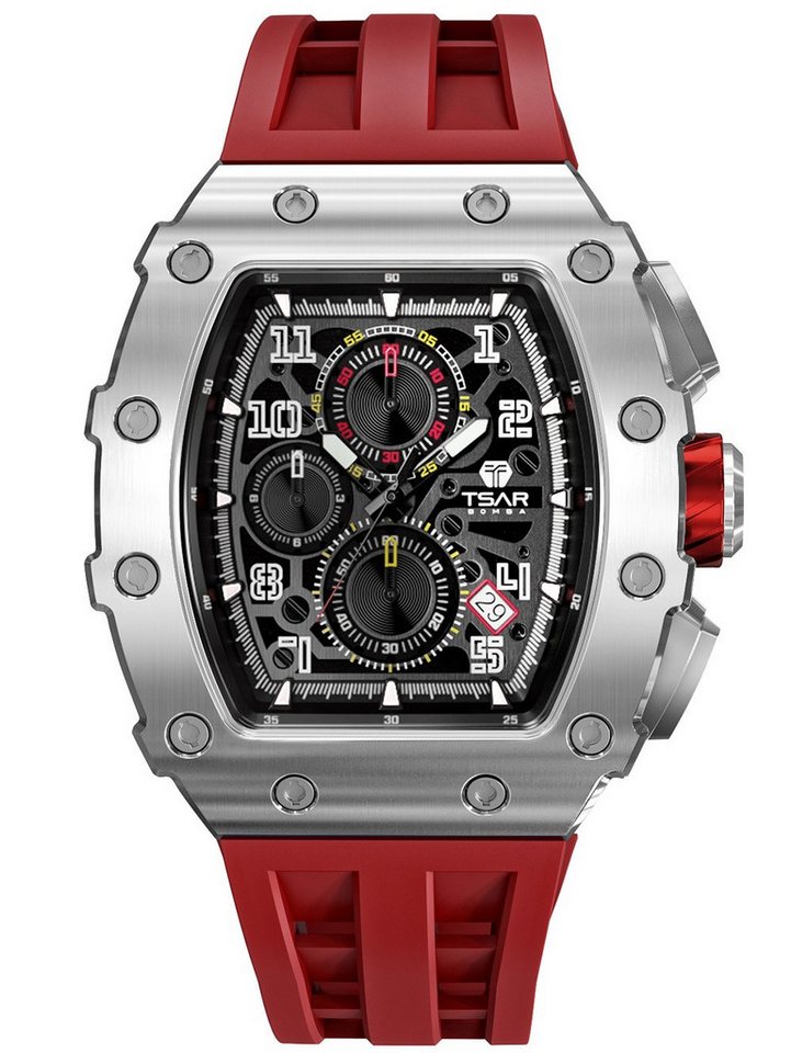 Tsar Bomba Quarzuhr Tsar Bomba TB8204Q-33 Herrenuhr Elementar Chronograph 44mm 5ATM Tsar Bomba TB8204Q-33 Herrenuhr Elementar Chronograph 44mm 5ATM von Tsar Bomba