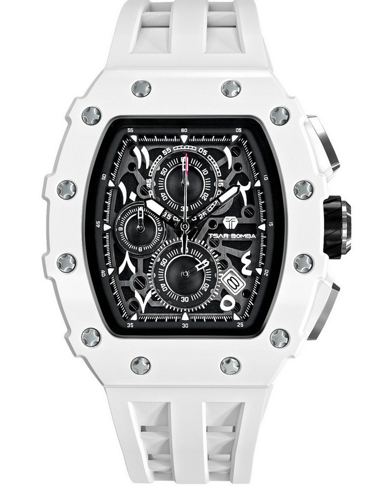 Tsar Bomba Quarzuhr Tsar Bomba TB8204QA-01 Herrenuhr Elementar Chronograph 44mm 5ATM Tsar Bomba TB8204QA-01 Herrenuhr Elementar Chronograph 44mm 5ATM von Tsar Bomba