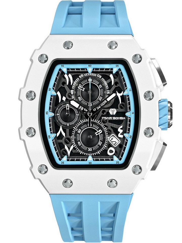 Tsar Bomba Quarzuhr Tsar Bomba TB8204QA-02 Herrenuhr Elementar Chronograph 44mm 5ATM Tsar Bomba TB8204QA-02 Herrenuhr Elementar Chronograph 44mm 5ATM von Tsar Bomba