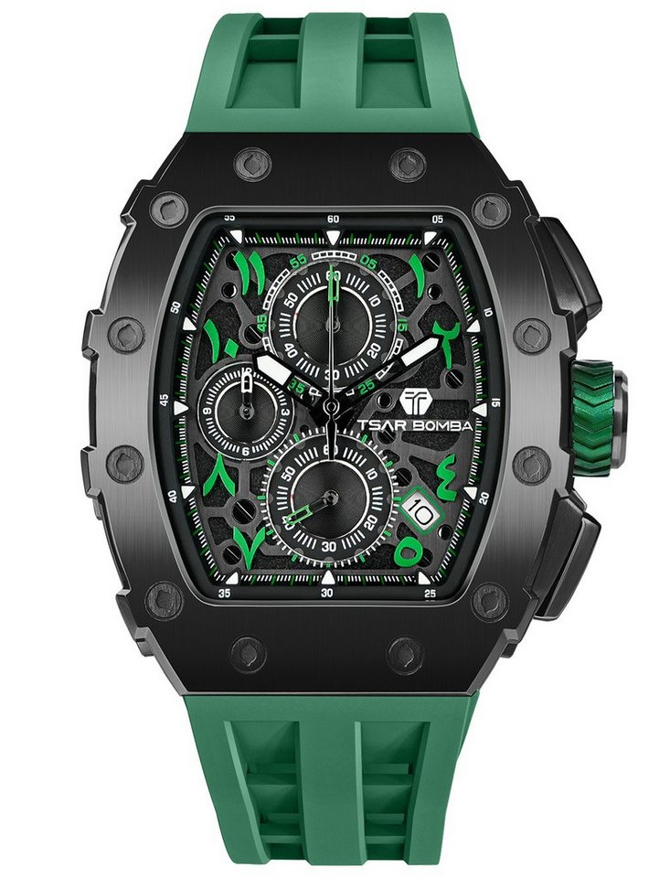 Tsar Bomba Quarzuhr Tsar Bomba TB8204QA-06 Herrenuhr Elementar Chronograph 44mm 5ATM Tsar Bomba TB8204QA-06 Herrenuhr Elementar Chronograph 44mm 5ATM von Tsar Bomba