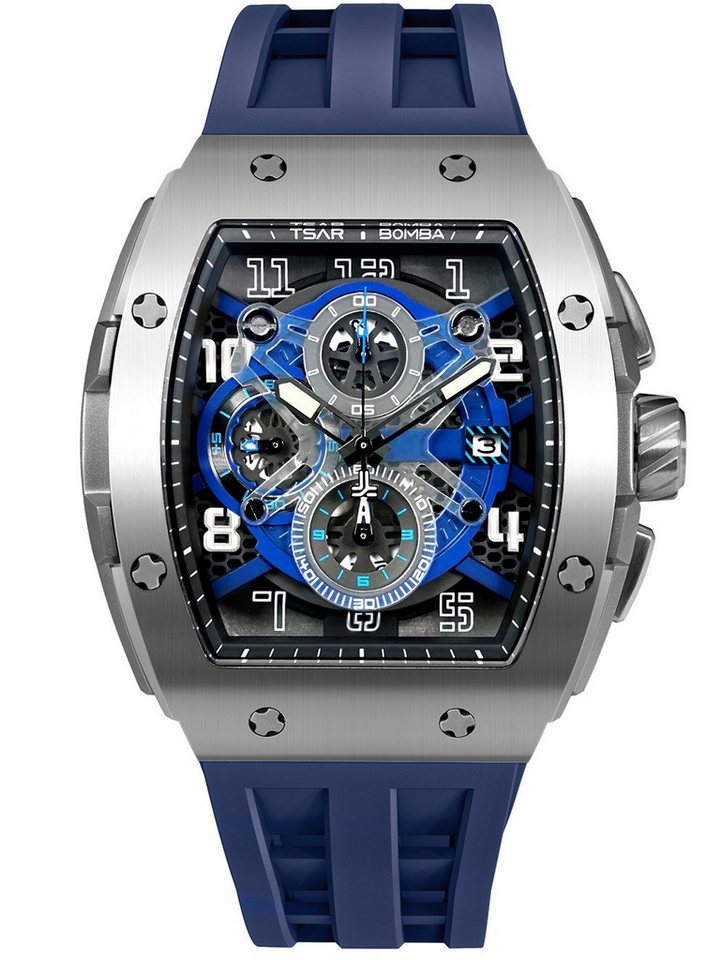 Tsar Bomba Quarzuhr Tsar Bomba TB8211Q-03 Herrenuhr Elementar Chronograph 52mm 5ATM Tsar Bomba TB8211Q-03 Herrenuhr Elementar Chronograph 52mm 5ATM von Tsar Bomba