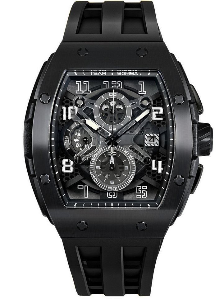 Tsar Bomba Quarzuhr Tsar Bomba TB8211Q-04 Herrenuhr Elementar Chronograph 52mm 5ATM Tsar Bomba TB8211Q-04 Herrenuhr Elementar Chronograph 52mm 5ATM von Tsar Bomba