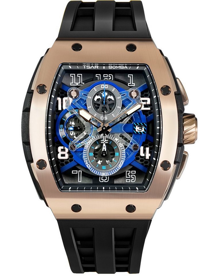 Tsar Bomba Quarzuhr Tsar Bomba TB8211Q-05 Herrenuhr Elementar Chronograph 52mm 5ATM Tsar Bomba TB8211Q-05 Herrenuhr Elementar Chronograph 52mm 5ATM von Tsar Bomba