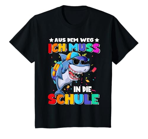 Kinder KITA Abgänger 2025 Kindergarten Hai Shark Schulkind 2025 T-Shirt Kinder KITA Abgänger 2025 Kindergarten Hai Shark Schulkind 2025 T-Shirt von Tschüss Kindergarten 2025