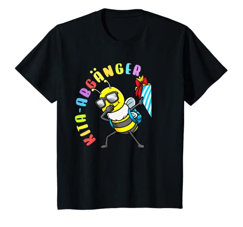 Kinder Kita Abgänger Schultüte Biene Kindergarten Abschluss T-Shirt von Tschüss Kindergarten Junge Mädchen Geschenke