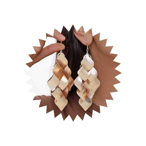TseenYi Boho Kronleuchter Blatt Ohrring Gold Blätter Quaste Tropfen Ohrring Metall Blätter Fransen Baumeln Ohrring Lange Blätter Baumeln Ohrring Geschichtet Blätter Quaste Ohrring Schmuck Für Frauen TseenYi Boho Kronleuchter Blatt Ohrring Gold Blätter Quaste Tropfen Ohrring Metall Blätter Fransen Baumeln Ohrring Lange Blätter Baumeln Ohrring Geschichtet Blätter Quaste Ohrring Schmuck Für Frauen von TseenYi