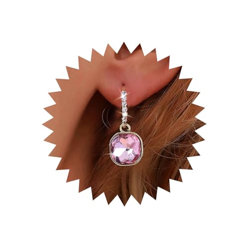 TseenYi Rosa Kristall Quadratische Tropfenohrringe Rosa Cz Quadratische Ohrringe Quadratische Rosa Edelstein Ohrringe Rosa Quadratische Huugie Reifen Ohrringe Schmuck Für Frauen Und Mädchen Geschenke TseenYi Rosa Kristall Quadratische Tropfenohrringe Rosa Cz Quadratische Ohrringe Quadratische Rosa Edelstein Ohrringe Rosa Quadratische Huugie Reifen Ohrringe Schmuck Für Frauen Und Mädchen Geschenke von TseenYi