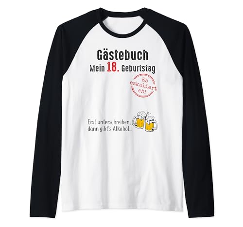 18. Geburtstag Junge Mädchen 18 Jahre 2006 Lustig Geschenk Raglan von Geburtstagsgeschenk Damen Herren 2006 Geschenkidee