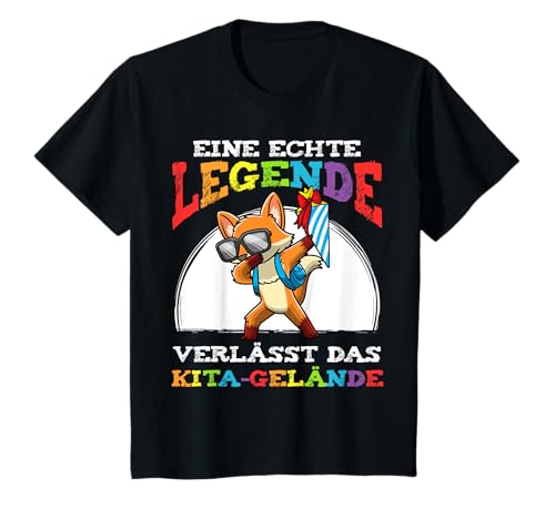Kinder Einschulung Schulkind 2022 Schultüte Fuchs Schulanfang T-Shirt Kinder Einschulung Schulkind 2022 Schultüte Fuchs Schulanfang T-Shirt von Tshirt Schulkind Junge Mädchen Einschulung
