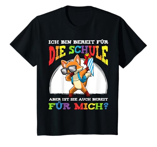 Kinder Einschulung Schulkind 2022 Schultüte Fuchs Schulanfang T-Shirt Kinder Einschulung Schulkind 2022 Schultüte Fuchs Schulanfang T-Shirt von Tshirt Schulkind Junge Mädchen Einschulung
