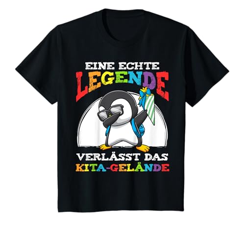 Kinder Einschulung Schulkind 2022 Schultüte Pinguin Schulanfang T-Shirt Kinder Einschulung Schulkind 2022 Schultüte Pinguin Schulanfang T-Shirt von Tshirt Schulkind Junge Mädchen Einschulung