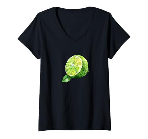 Damen Limette tshirt grüne Zitrone Hoodie, Limetten Rum Barkeeper T-Shirt mit V-Ausschnitt von Tshirt Shirt T-Shirt Pullover Hoodie Sweater Style