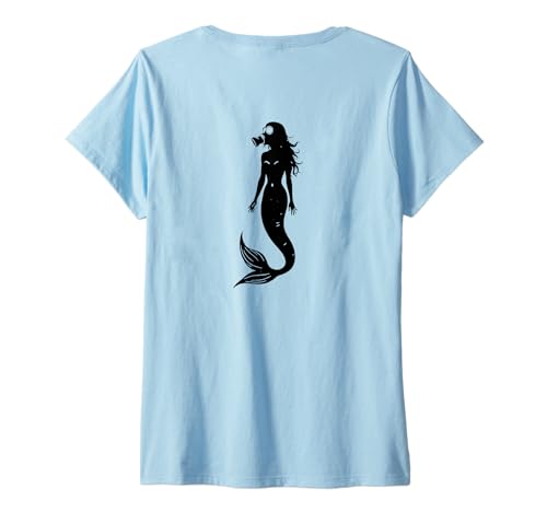 Damen #snirt Meerjungfrau Shirt Banks T-Shirt Meerjungfrau Design T-Shirt mit V-Ausschnitt von Tshirt Shirt T-Shirt Pullover Hoodie Sweater Style