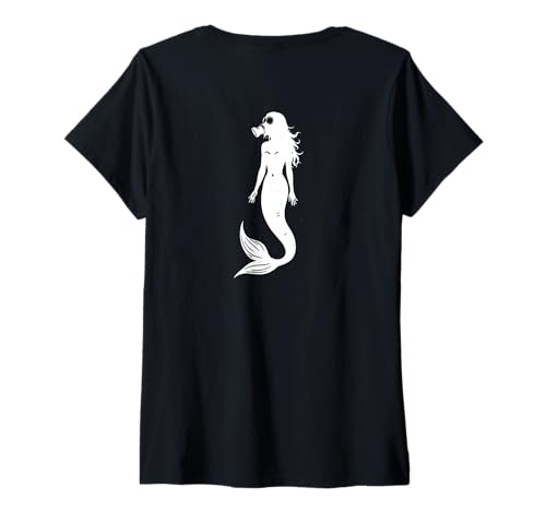 Damen #snirt Meerjungfrau Shirt Banks T-Shirt Meerjungfrau Design T-Shirt mit V-Ausschnitt von Tshirt Shirt T-Shirt Pullover Hoodie Sweater Style