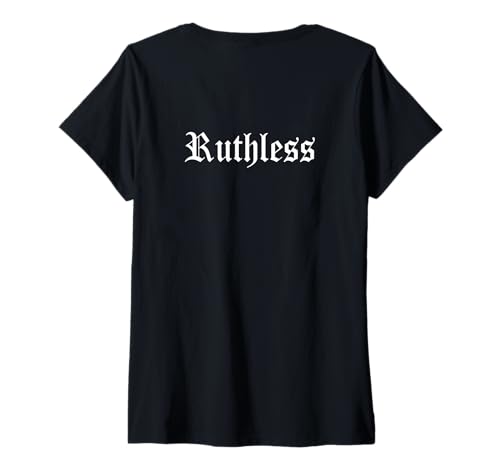 Damen #snirt Rücksichtslos t-Shirt Ruthless Hoodie Druck Gnadenlos T-Shirt mit V-Ausschnitt Damen #snirt Rücksichtslos t-Shirt Ruthless Hoodie Druck Gnadenlos T-Shirt mit V-Ausschnitt von Tshirt Shirt T-Shirt Pullover Hoodie Sweater Style