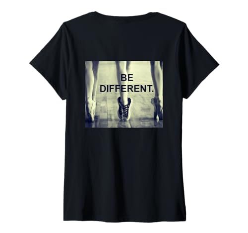 Damen #snirt be Different t-Shirt, sei Anders Damen t-Shirt Herren T-Shirt mit V-Ausschnitt von Tshirt Shirt T-Shirt Pullover Hoodie Sweater Style