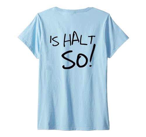 Damen #snirt is Halt so lustiges t-Shirt, Ist so witziger Spruch T-Shirt mit V-Ausschnitt von Tshirt Shirt T-Shirt Pullover Hoodie Sweater Style