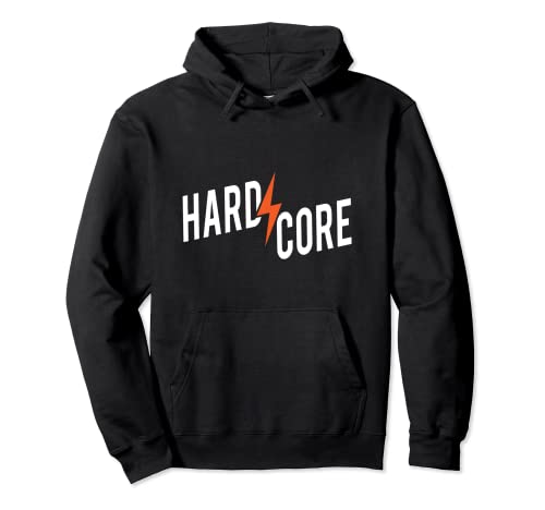 Hardcore tshirt Druck Blitz Shirt Geschenk Damen Herren Pullover Hoodie von Tshirt Shirt T-Shirt Pullover Hoodie Sweater Style