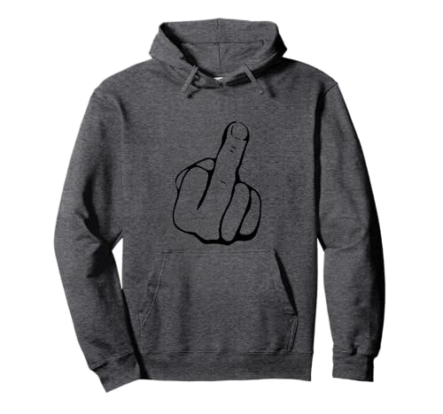 Mittelfinger Hoodie Herren Stinkefinger Pullover Mann Frau Pullover Hoodie von Tshirt Shirt T-Shirt Pullover Hoodie Sweater Style