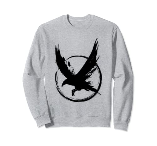 Rabe Hoodie, Krähe Raabe T-shirt Damen Herren Shirt schwarz Sweatshirt von Tshirt Shirt T-Shirt Pullover Hoodie Sweater Style