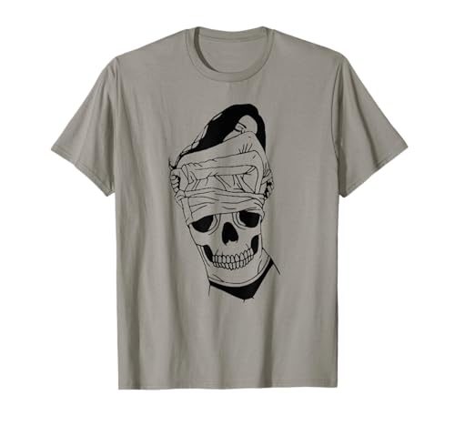 schöne Frau mit Totenkopf Motiv Tattoo Tshirt, Hoodie Herren T-Shirt von Tshirt Shirt T-Shirt Pullover Hoodie Sweater Style