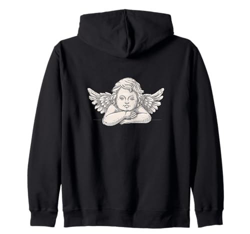 #snirt Kinder Engel verträumter Engel süßer Engel mit Flügel Kapuzenjacke von Tshirt Shirt T-Shirt Pullover Hoodie Sweater Style