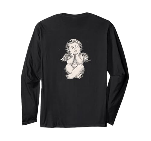 #snirt Kinder Engel verträumter Engel süßer Engel mit Flügel Langarmshirt von Tshirt Shirt T-Shirt Pullover Hoodie Sweater Style