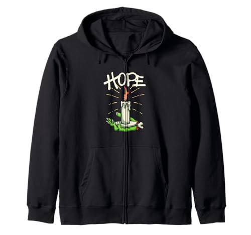 #snirt Zombie t-Shirt, Untoter hält Kerze Hoodie Hoffnung Kapuzenjacke #snirt Zombie t-Shirt, Untoter hält Kerze Hoodie Hoffnung Kapuzenjacke von Tshirt Shirt T-Shirt Pullover Hoodie Sweater Style