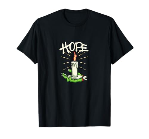 #snirt Zombie t-Shirt, Untoter hält Kerze Hoodie Hoffnung T-Shirt #snirt Zombie t-Shirt, Untoter hält Kerze Hoodie Hoffnung T-Shirt von Tshirt Shirt T-Shirt Pullover Hoodie Sweater Style
