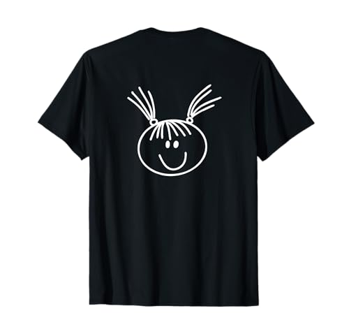 #snirt freches Mädchen t-shirt, Strichmännchen mit Zopf Kind T-Shirt von Tshirt Shirt T-Shirt Pullover Hoodie Sweater Style