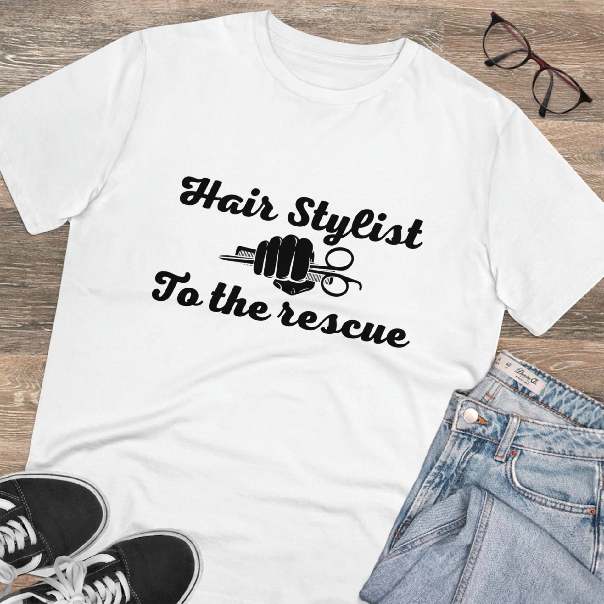 Organic Hairdresser Tshirt | Hair Stylist Gift Hairstylist Gift For Her von TshirtTempleCo