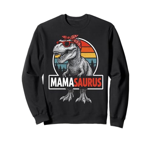 Mamasaurus Dinosaurier Mama Geschenk Muttertag Humor Retro Sweatshirt Mamasaurus Dinosaurier Mama Geschenk Muttertag Humor Retro Sweatshirt von Tshirtoftheyear Máma Día de La Madre