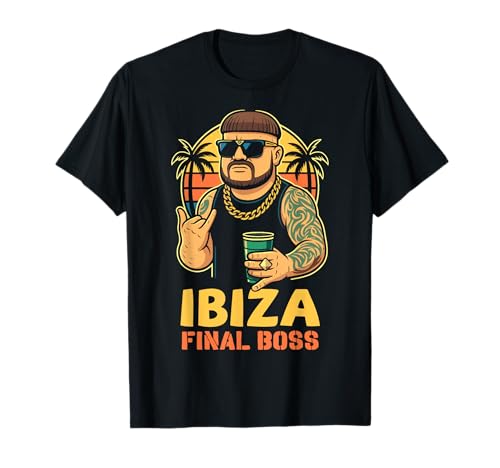 Ibiza Final Boss Festival Beach Party Man T-Shirt Ibiza Final Boss Festival Beach Party Man T-Shirt von Tshirtoftheyear