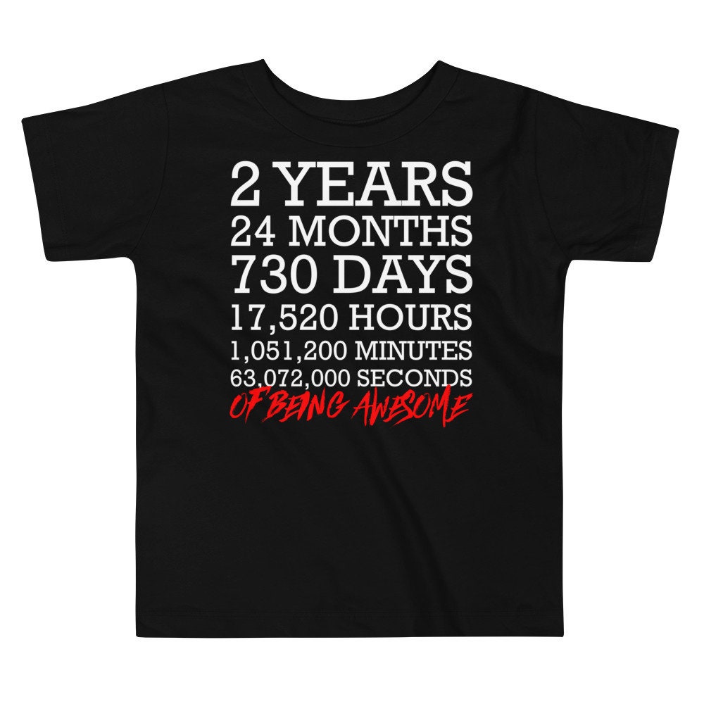 2. Geburtstag Shirt, 2 Jahre Alt Shirt Junge Mädchenshirt von TshopteesCo