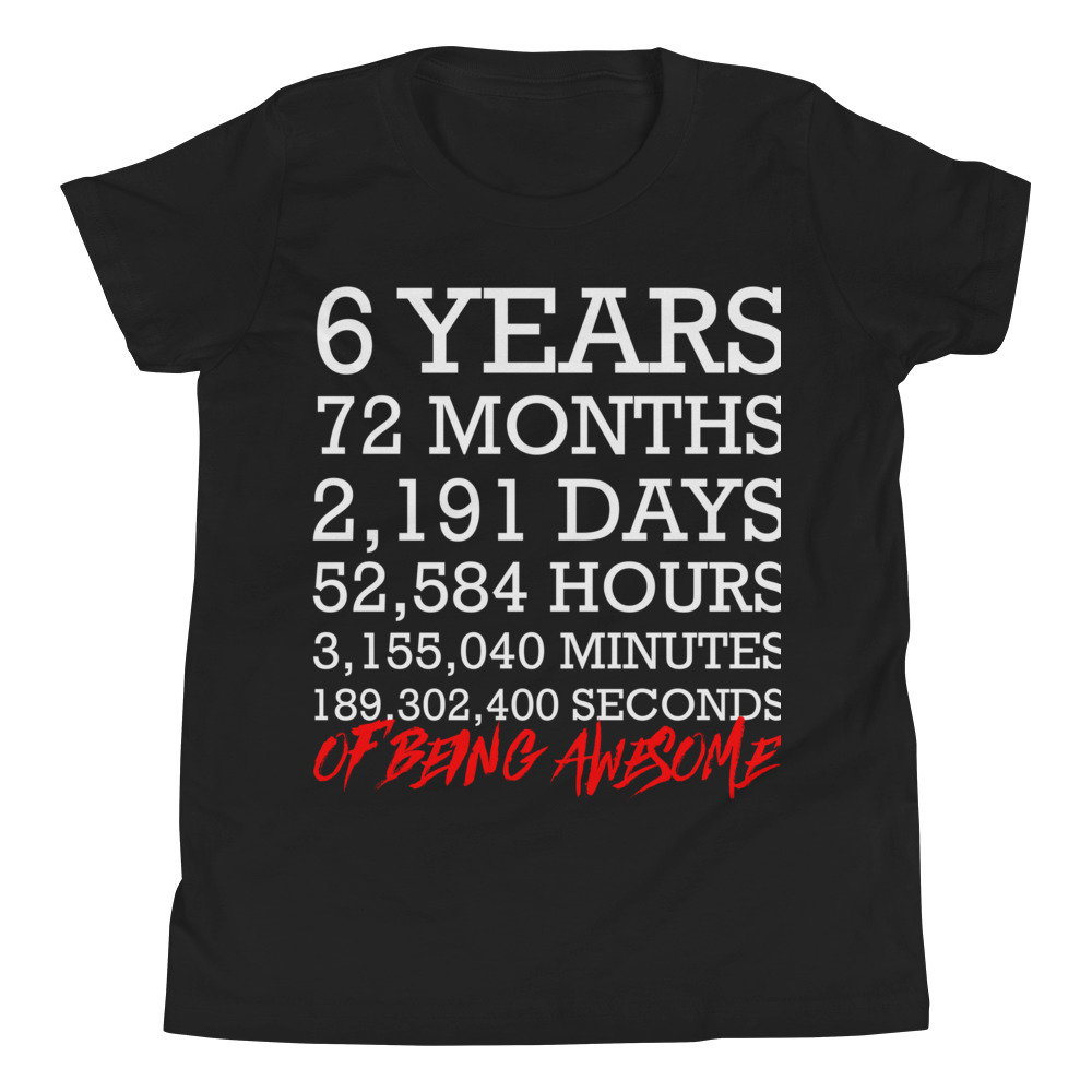 6. Geburtstag Shirt, 6 Jahre Alt Geburtstagskind Shirt von TshopteesCo