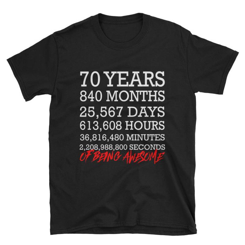 70Er Jahre Geburtstag Shirt, 70 Alte Shirt Junge Mädchenshirt 70Er Jahre Geburtstag Shirt, 70 Alte Shirt Junge Mädchenshirt von TshopteesCo
