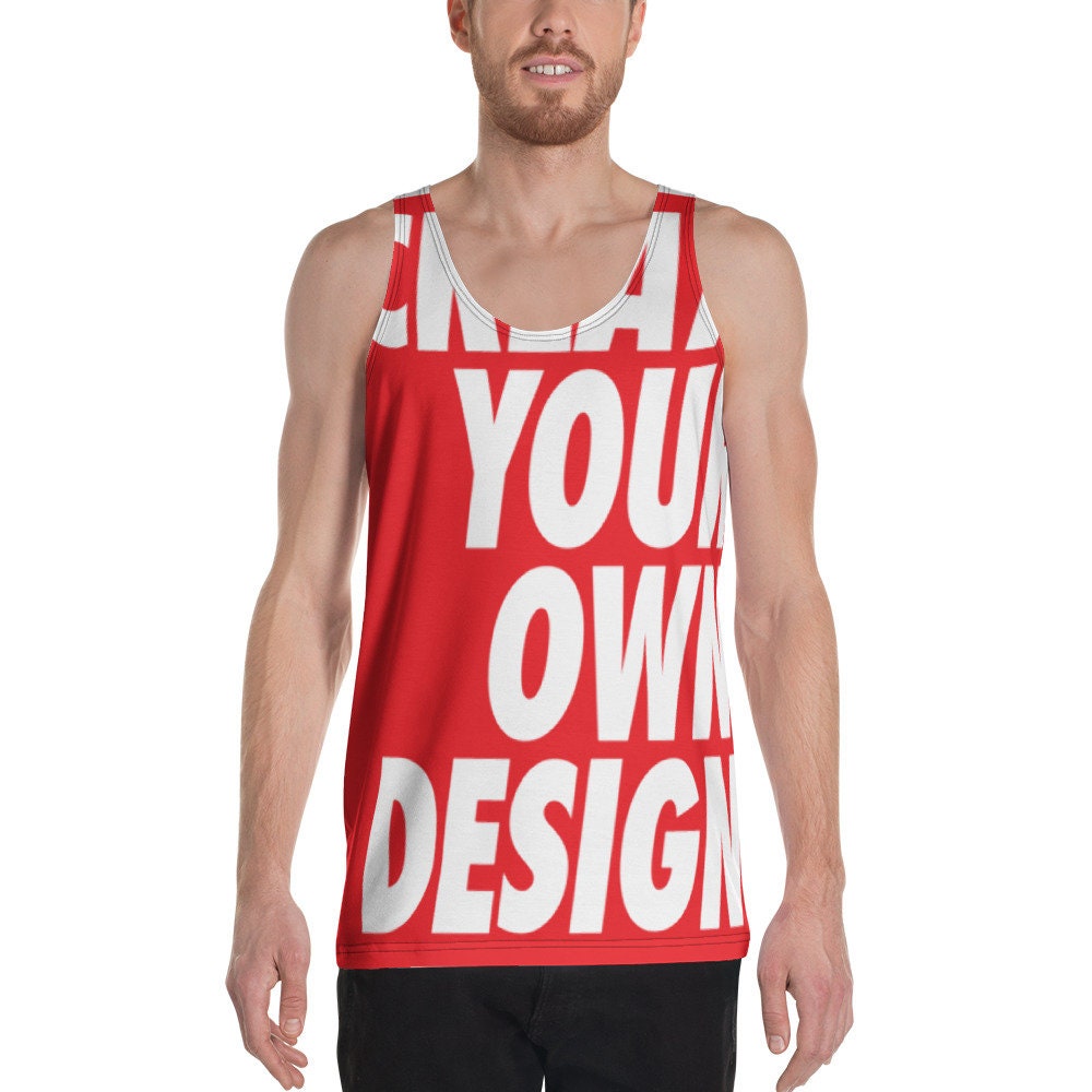 All-Over Print Unisex Tank Top Benutzerdefiniertes Design Shirt von TshopteesCo