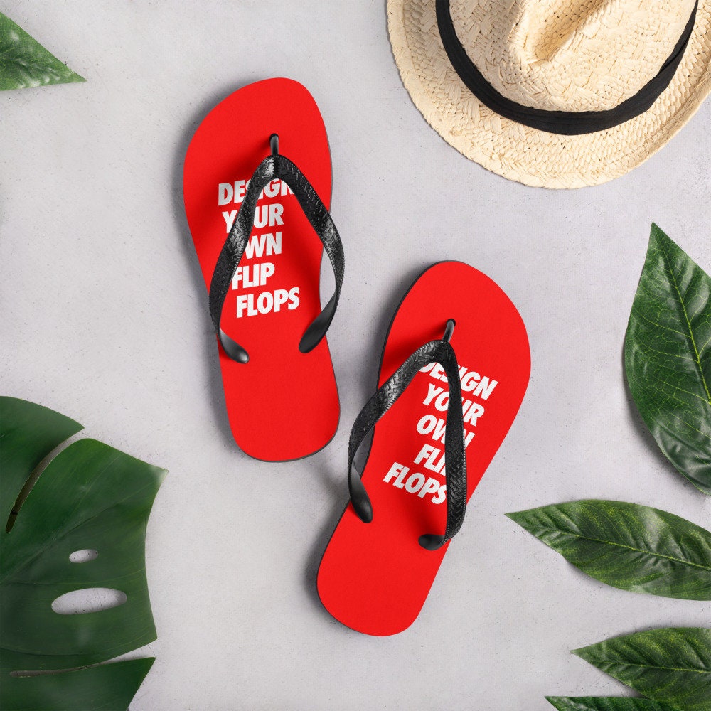 Personalisierbar Flip-Flops All Over Print Sandalen von TshopteesCo