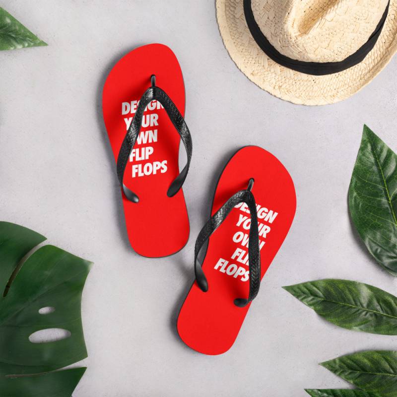 Personalisierbar Flip-Flops All Over Print Sandalen von TshopteesCo