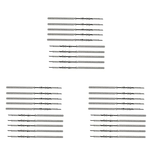 TsoLay 30Pcs Bewegung Uhr Stahl Stem Crown Kit Uhr der Teile NH35 NH36 NH38 NH39 Bewegung Uhr Vorbau Ersatzteile, silber von TsoLay