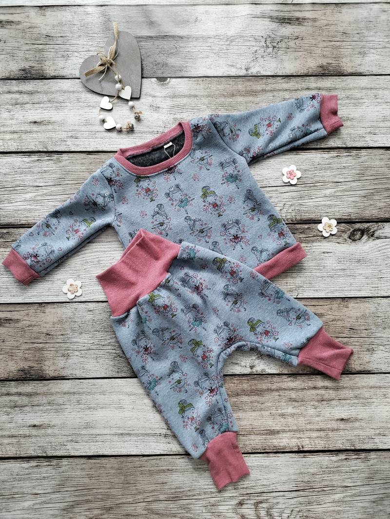 Alpenfleece Set Mädchen Ballerina in Größe 62/68 von TsuMeieu