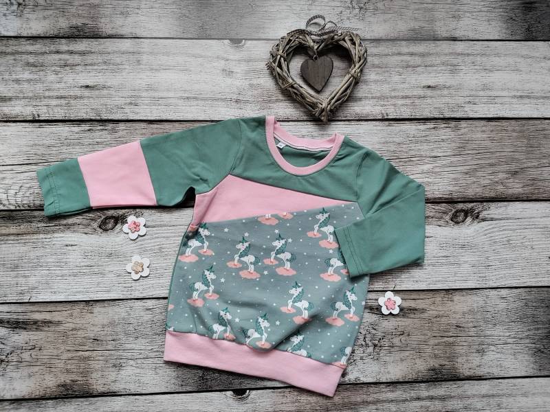Langarm Shirt Einhorn in Größe 86 von TsuMeieu