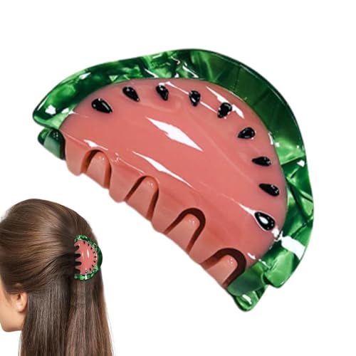 Haarklammern für dickes Haar - Haarnadeln in Wassermelonenform für Damen,Haarschmuck für Geschäftsreisen, Pool, Strand, Dusche, Reisen, Hochzeitsfeier, Dating Tsuchiya von Tsuchiya